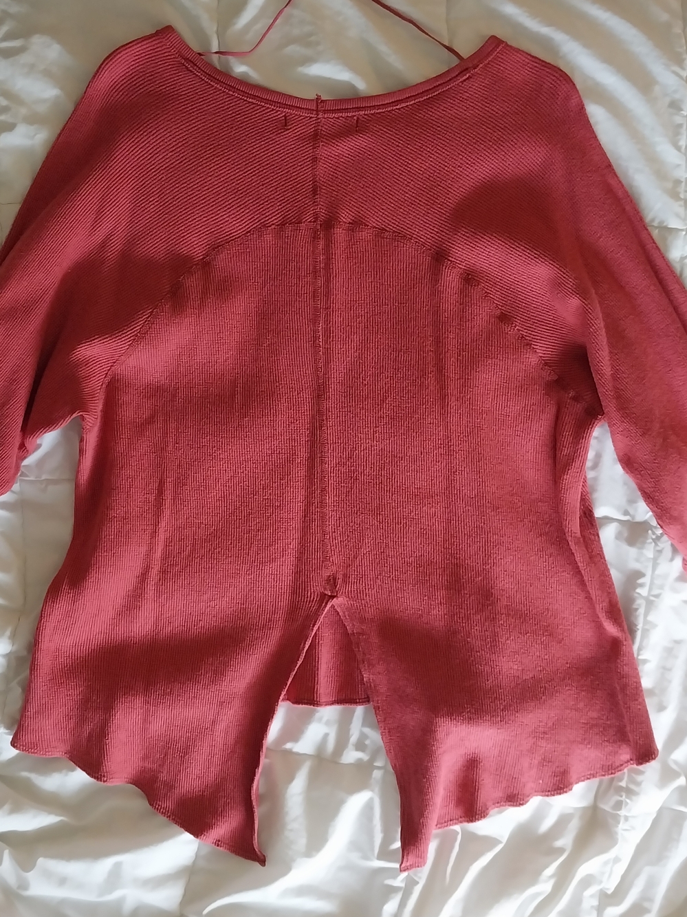 Free People We The Free Women's Relaxed Boatneck Sweater - Rose Pink - Picture 6 of 6